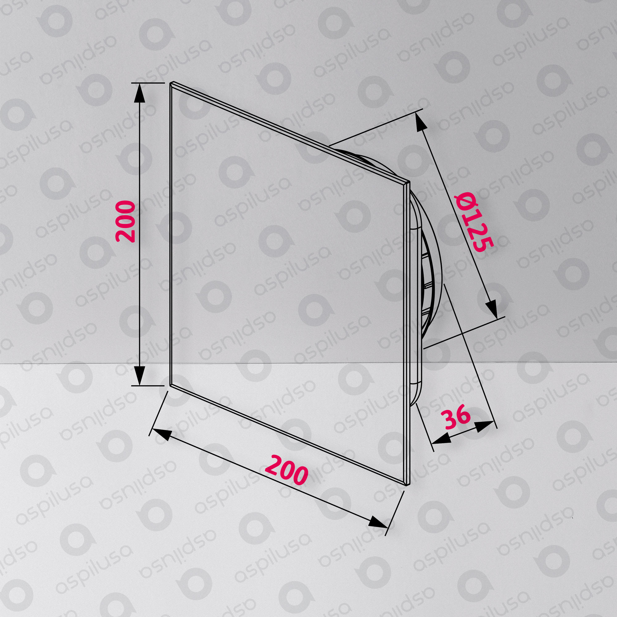 Difusores de Painel Quadrado - Image 2